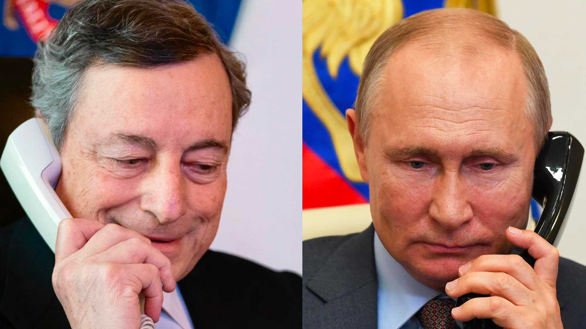 Draghi telefona a Putin