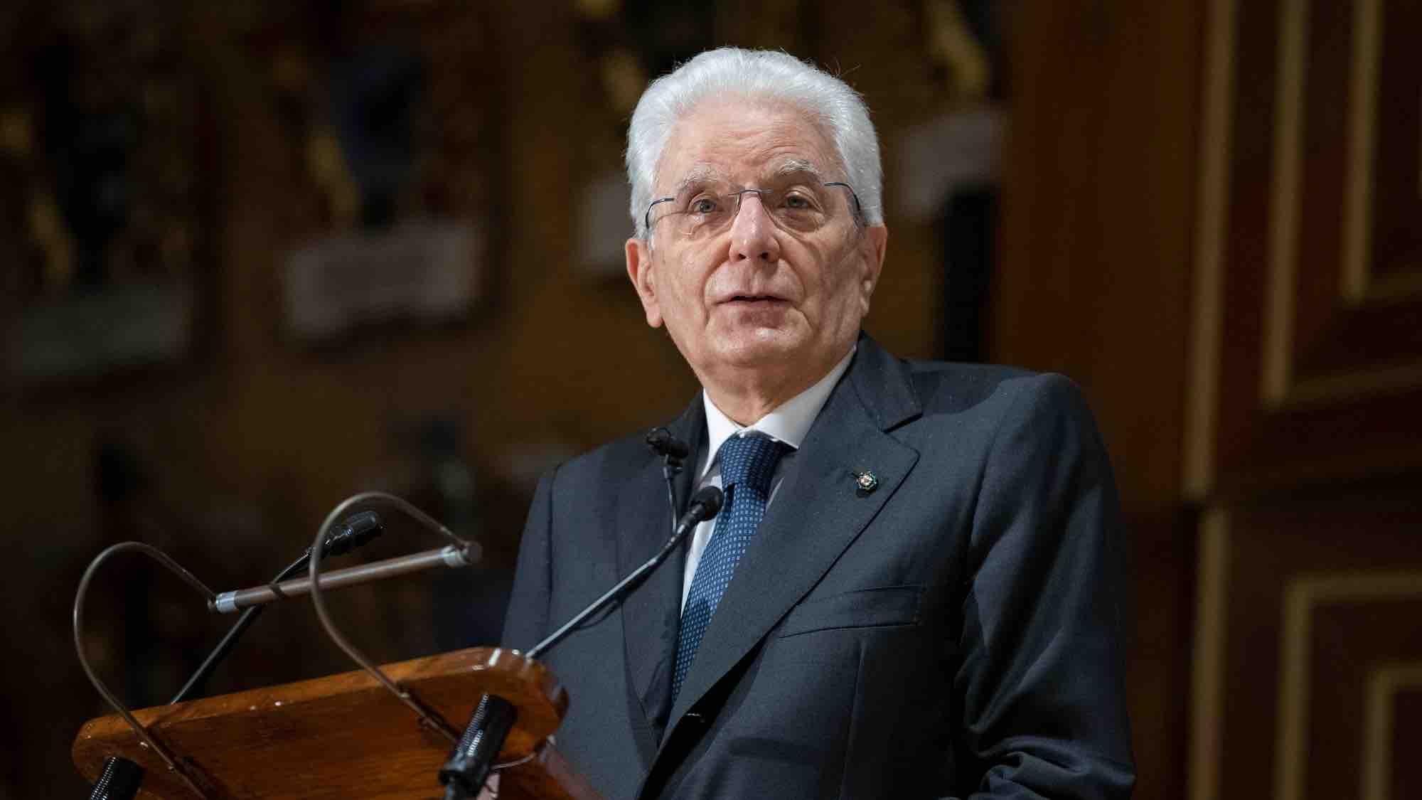 Il presidente della Repubblica, Sergio Mattarella