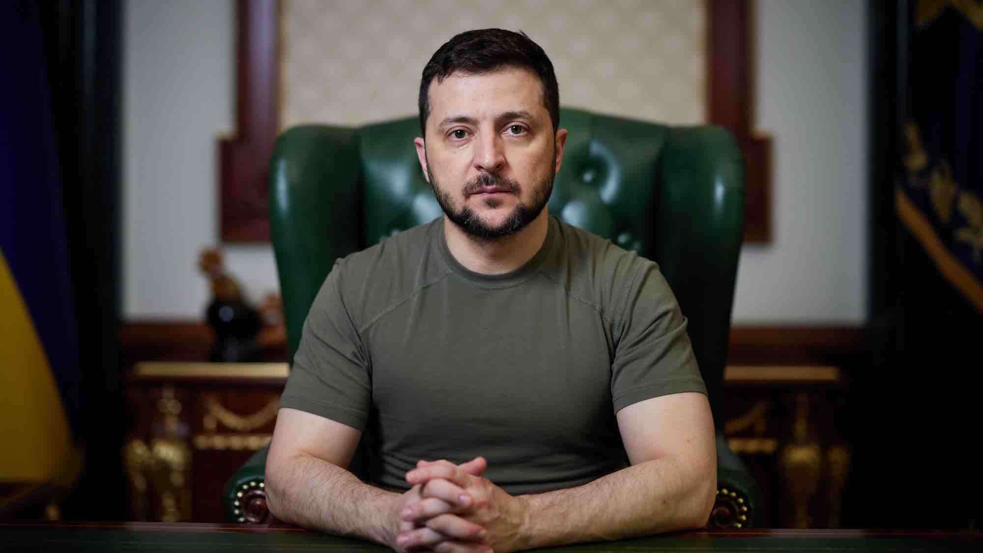 Il presidente ucraino Zelensky