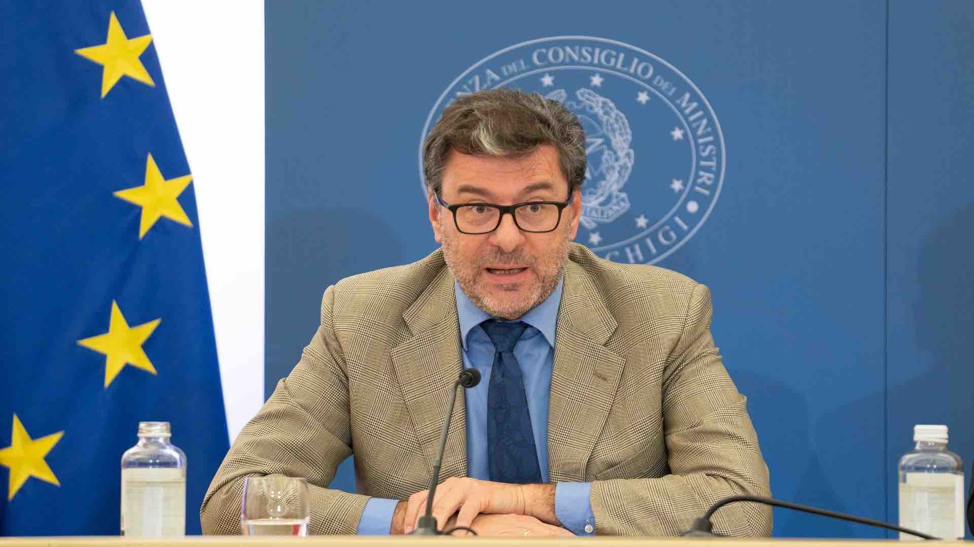 Giancarlo Giorgetti, ministro dell'Economia e delle Finanze