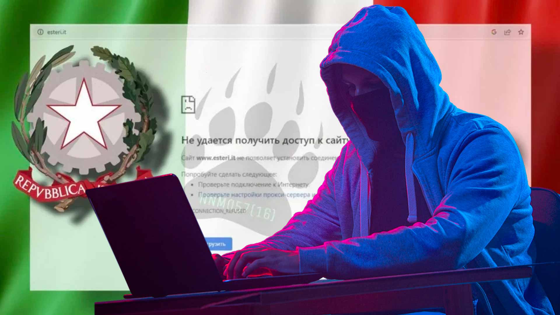 Italia Attacco Hacker