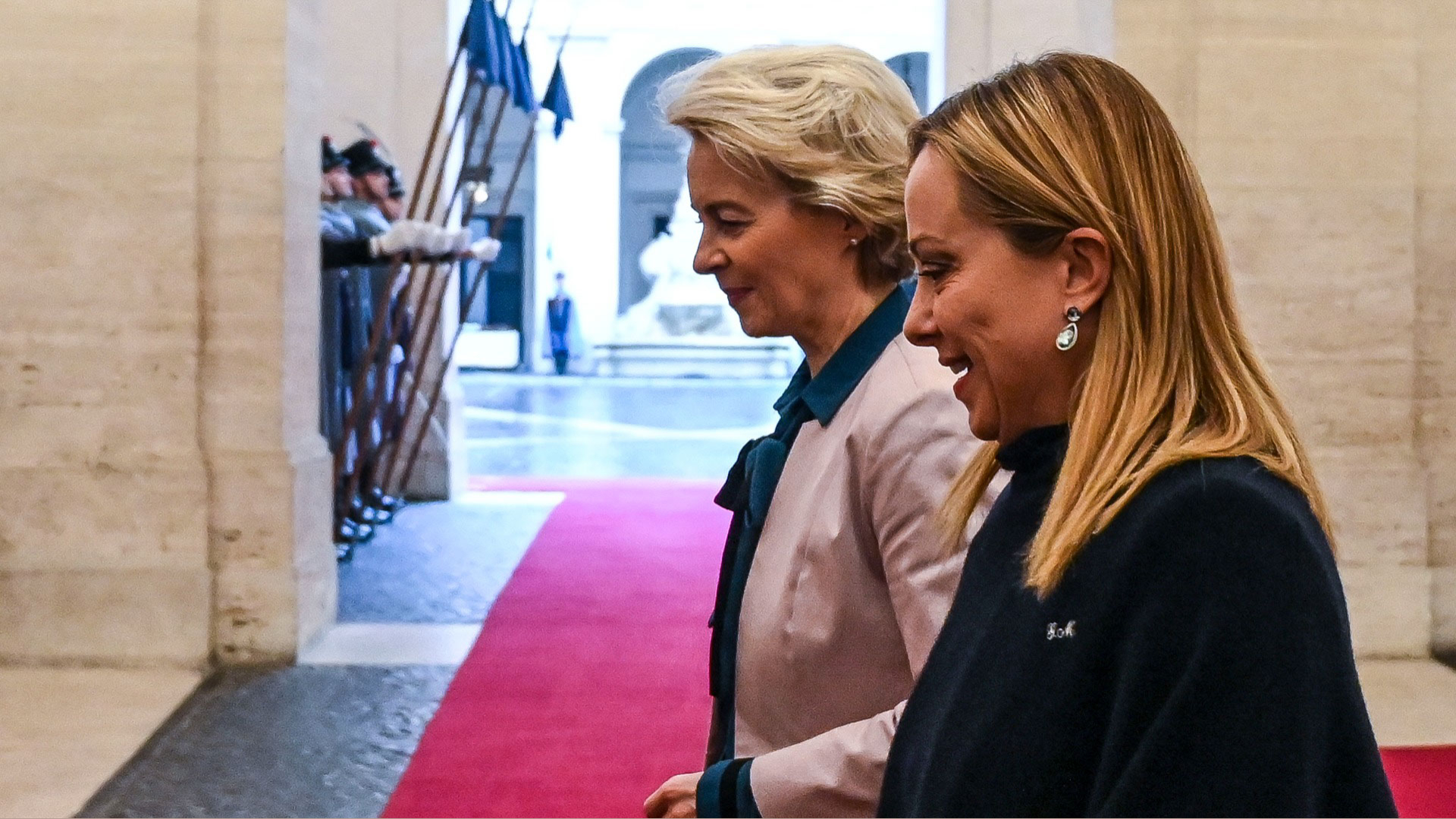 Giorgia Meloni e Ursula Van Der Leyen