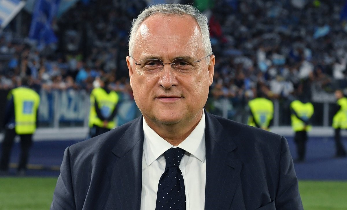Claudio Lotito, presidente della Lazio