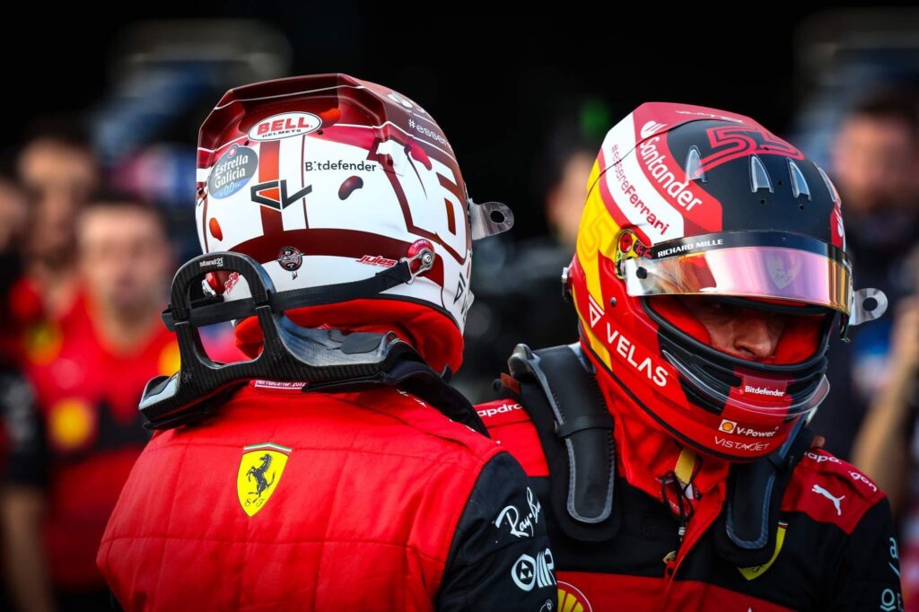 Leclerc e Sainz, Ferrari