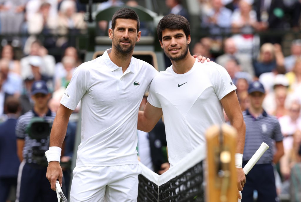 Novak Djokovic e Carlos Alcaraz, Wimbledon