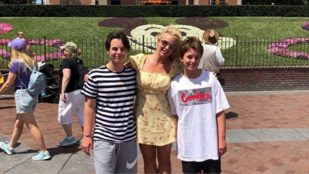 Britney Spears e i figli Jaydene Preston Federline 1