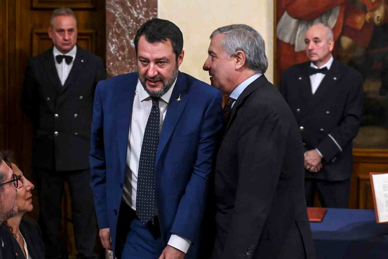 Matteo Salvini e Antonio Tajani