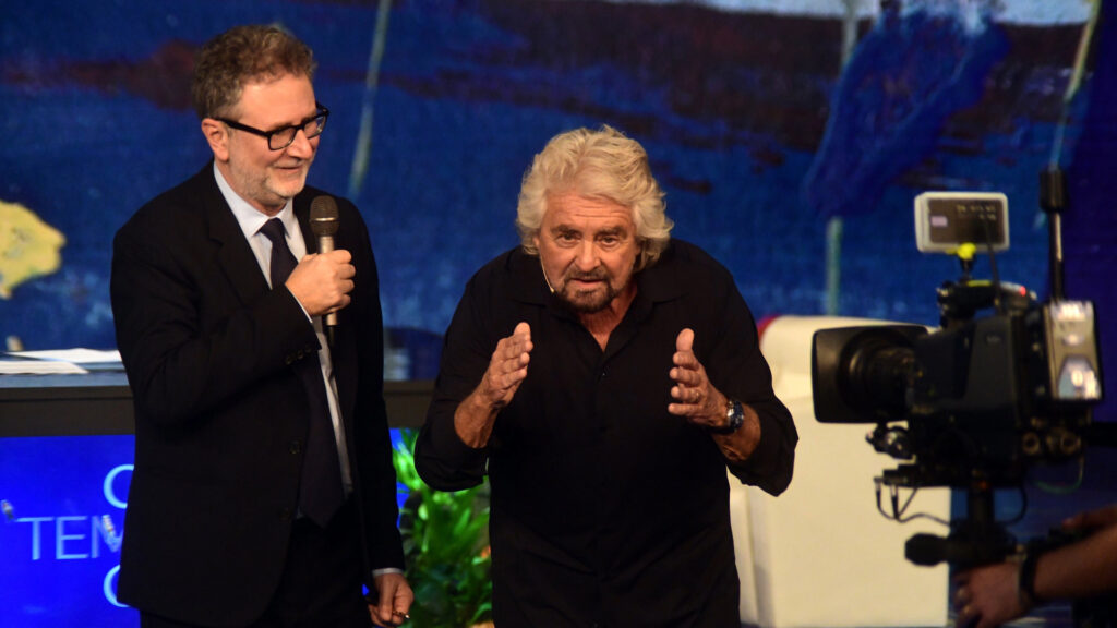 Beppe Grillo e Fabio Fazio