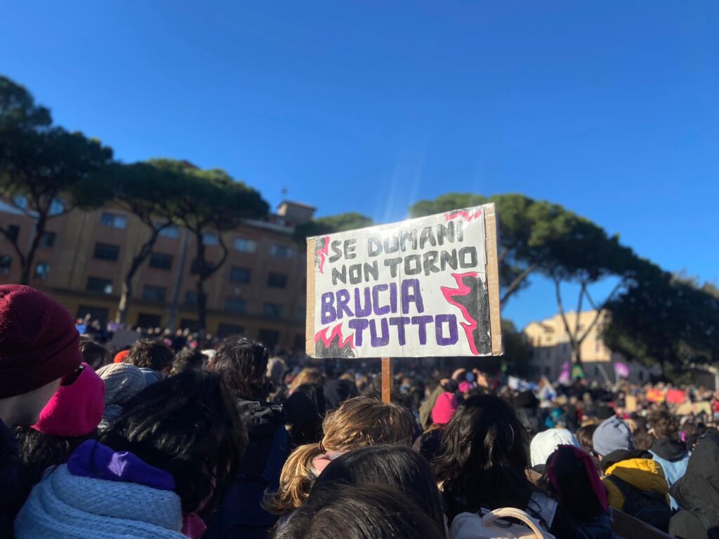 Corteo Roma Non una d meno 1