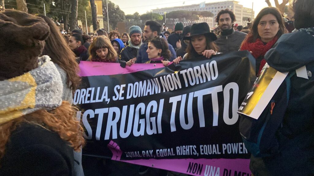 Corteo Roma Non una di meno