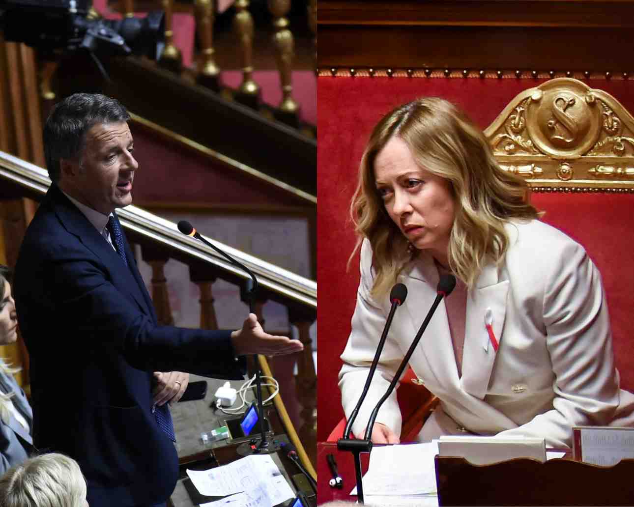 Meloni e Renzi