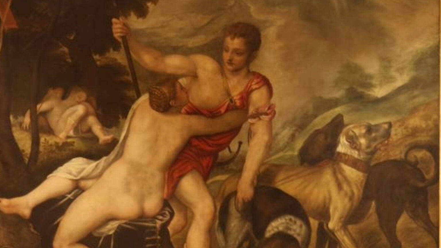 Venere e Adone, opera di Tiziano