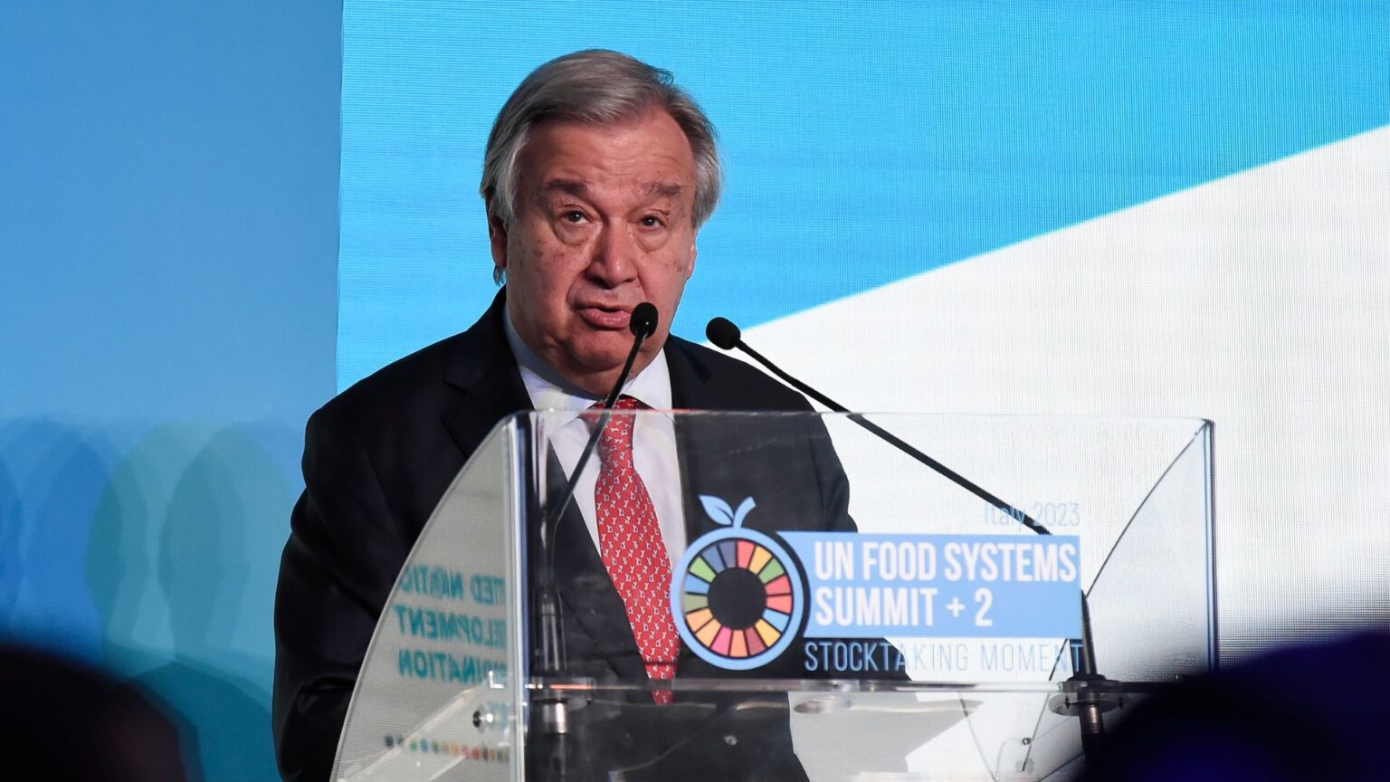 Segretario generale dell'Onu Antonio Guterres