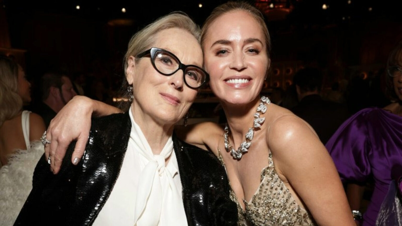 Emily Blunt and Maryl Streep