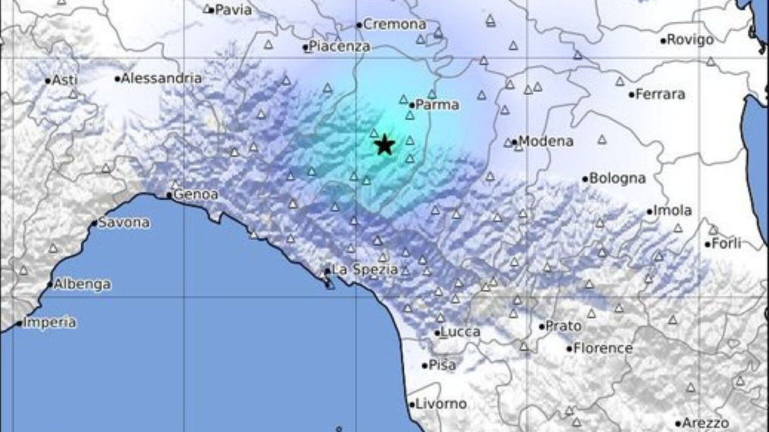 Terremoto Parma