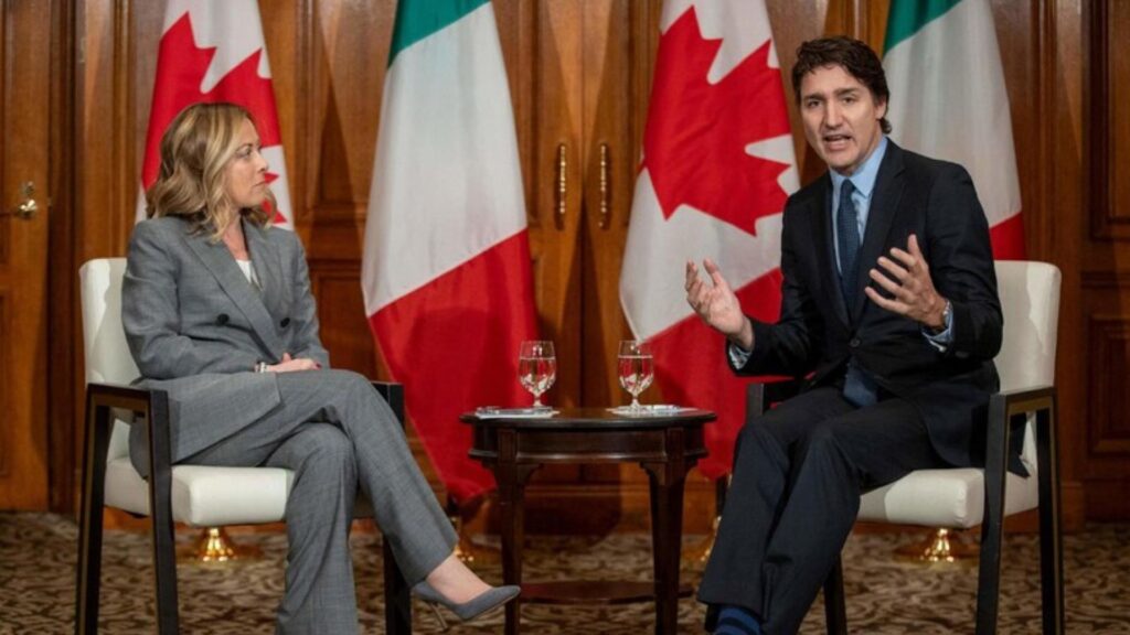 Meloni in Canada da Trudeau: “Dobbiamo lavorare su risultati concreti per cambiare le cose”