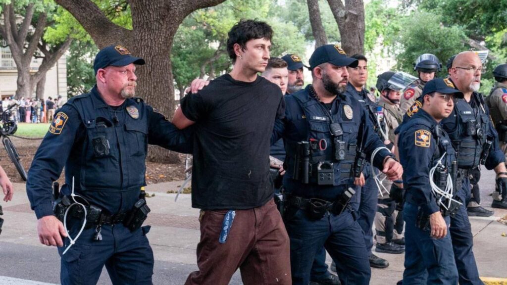 Protesta Università Texas