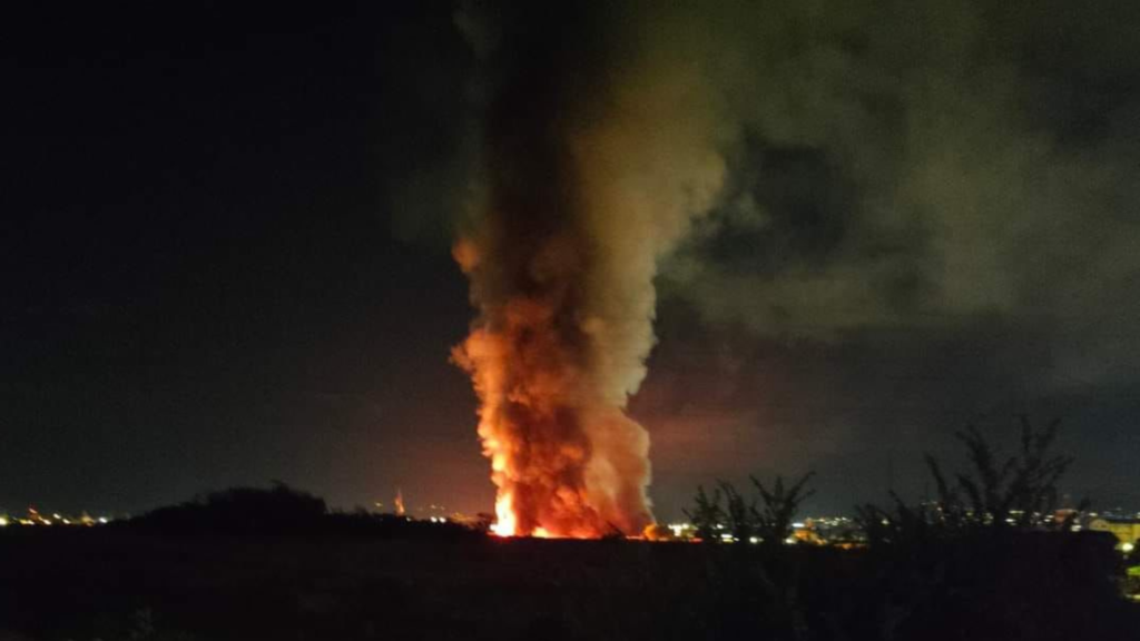 Roma, incendio