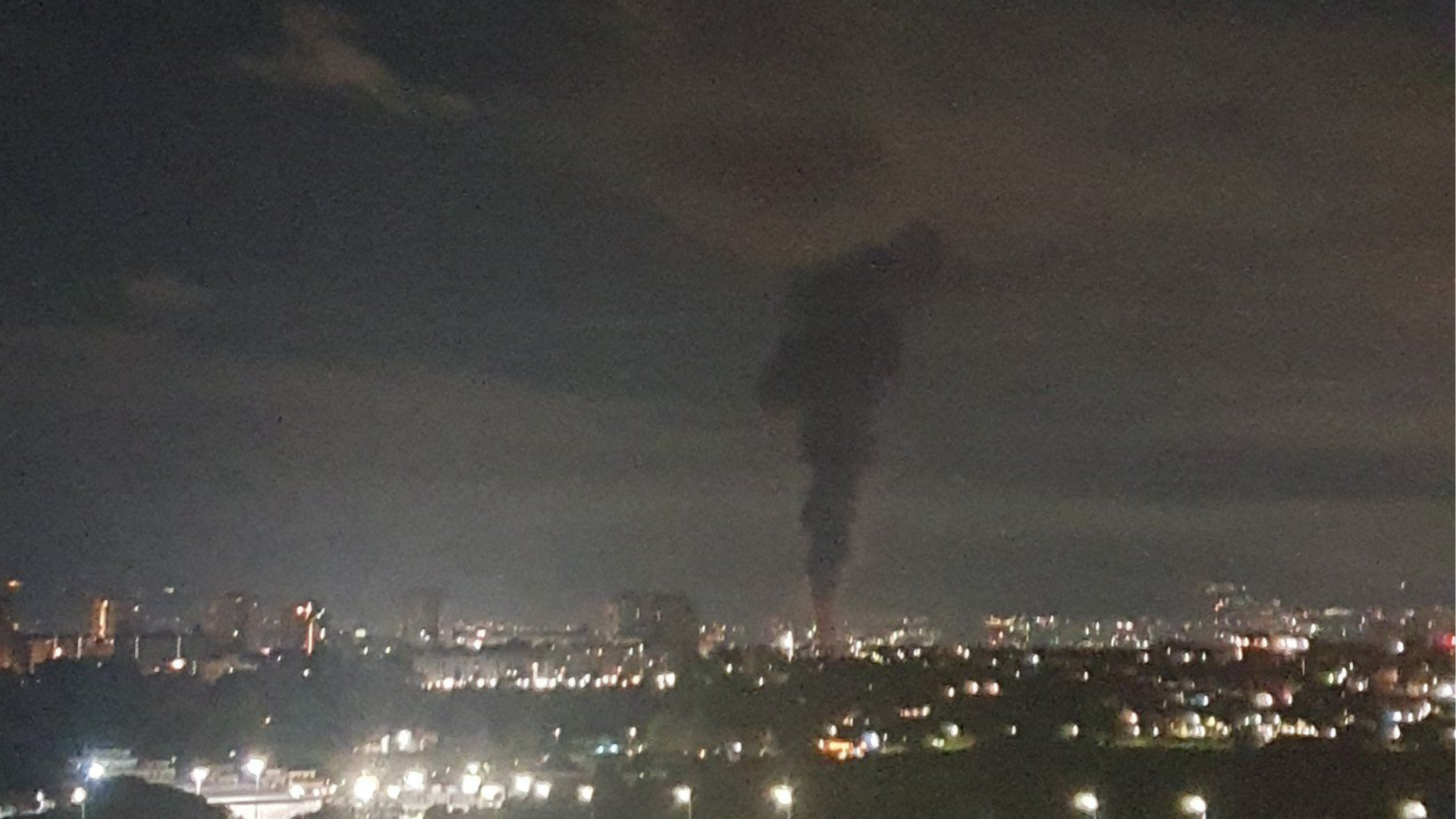Roma, incendio