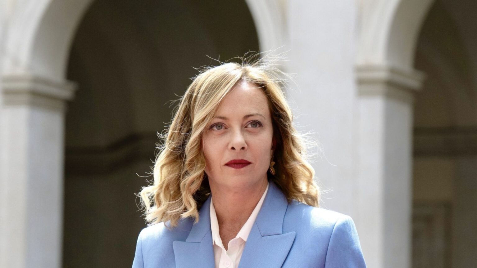 Il Presidente del Consiglio Giorgia Meloni