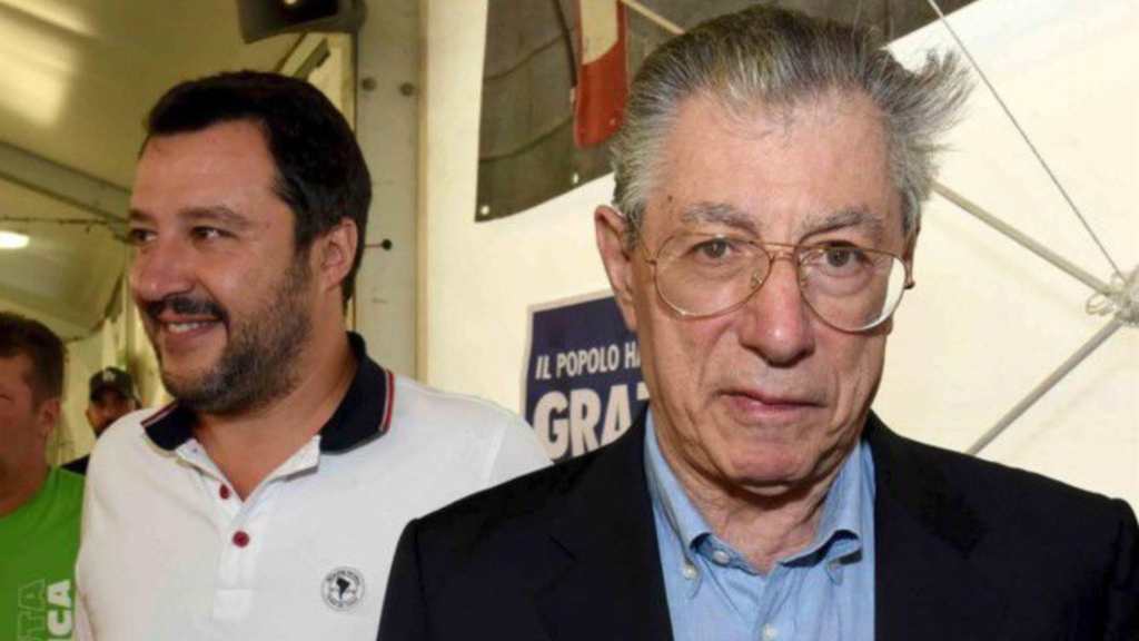 Umberto Bossi e Matteo Salvini