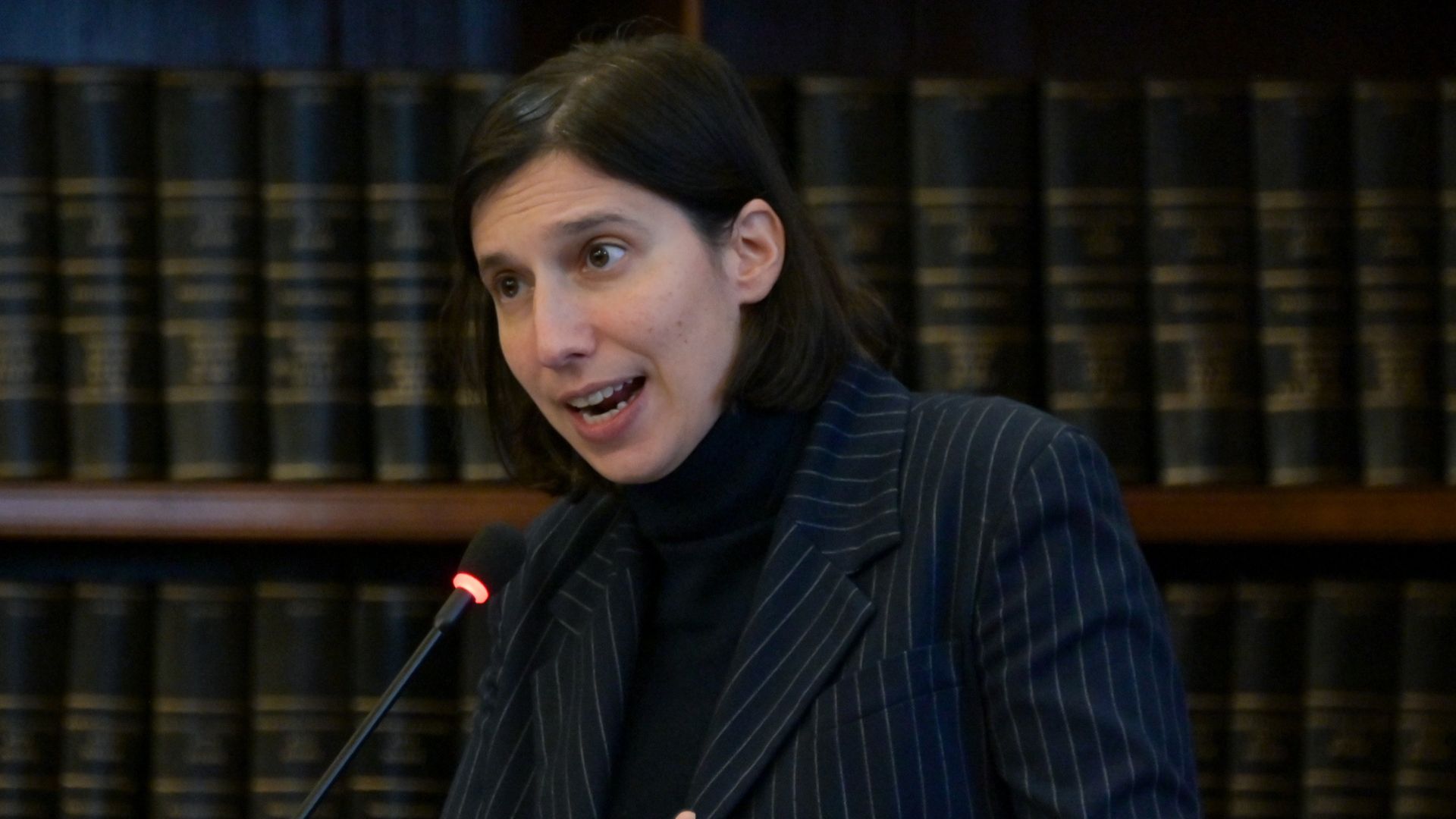La segretaria del Pd, Elly Schlein