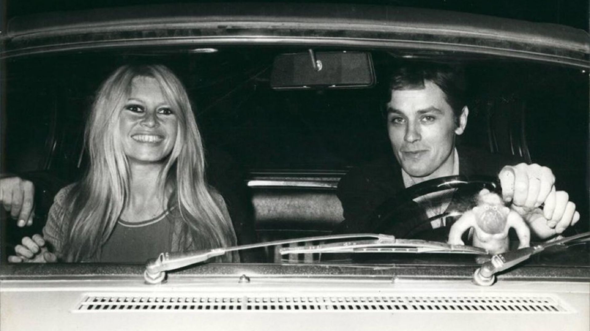 Brigitte Bardot e Alain Delon