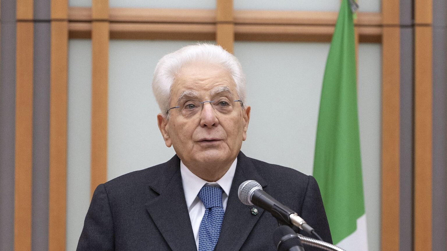 Il Presidente della Repubblica Sergio Mattarella