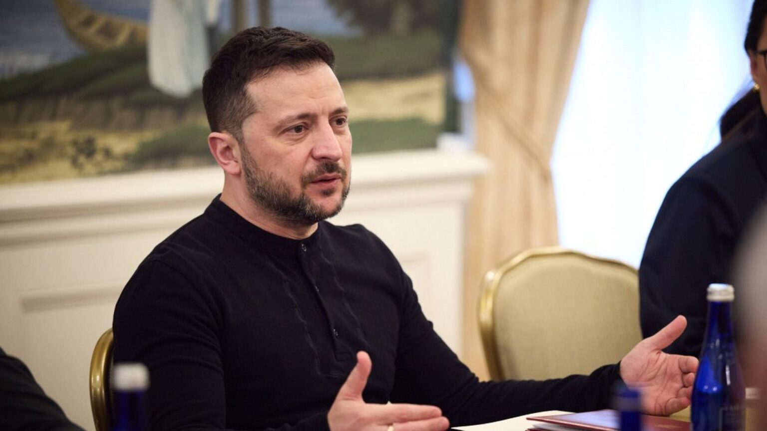 Il presidente dell'Ucraina, Volodymyr Zelensky