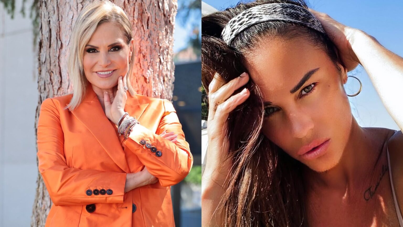 Simona Ventura e Antonella Mosetti