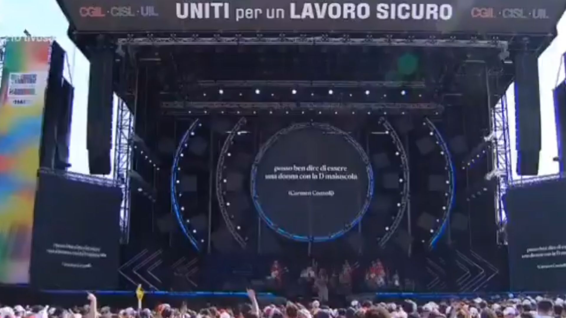 Concertone Primo maggio: l’apertura con Bella ciao Concertone Primo maggio: l’apertura con Bella ciao