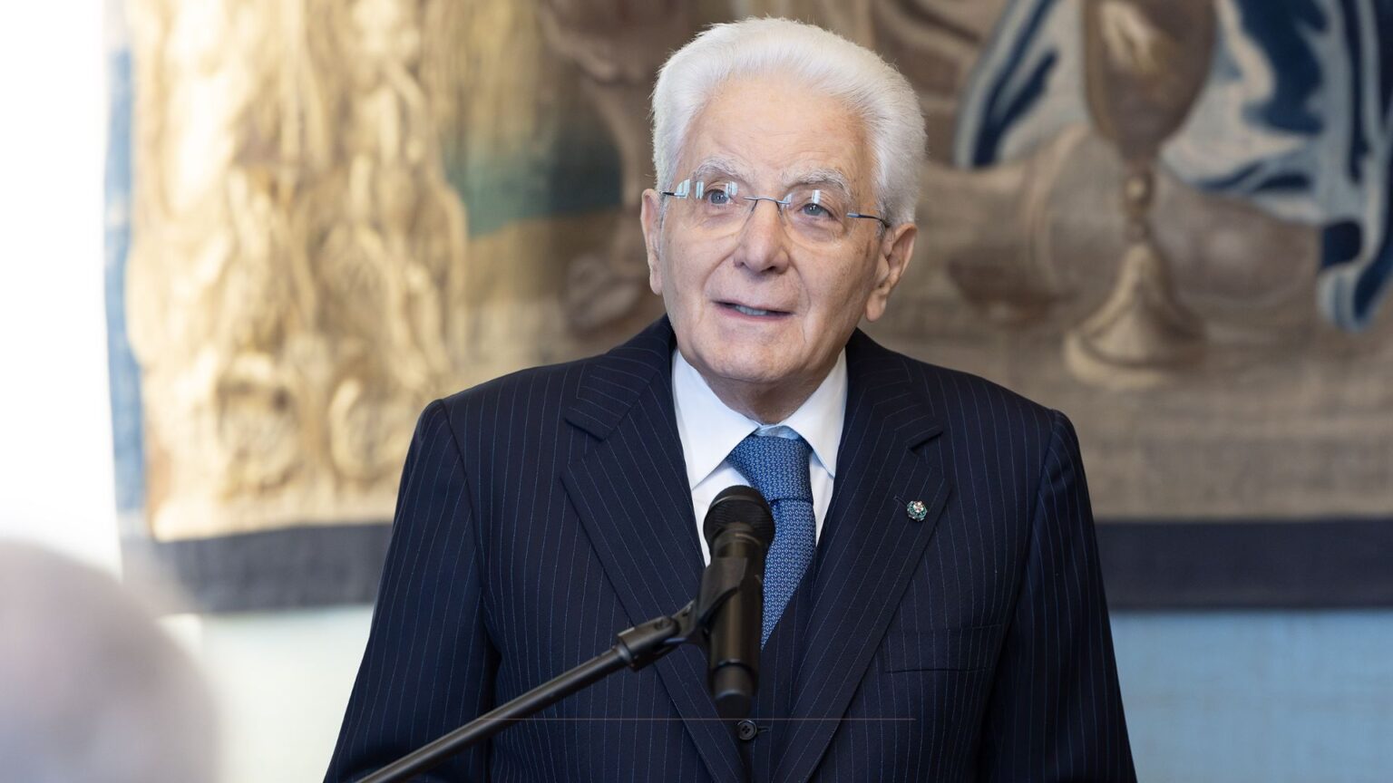Il presidente della Repubblica, Sergio Mattarella