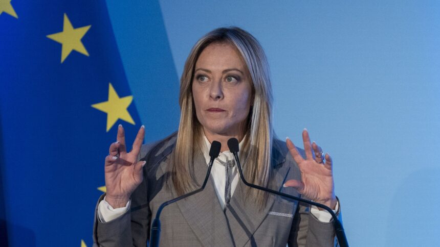 Giorgia Meloni sull'Iran
