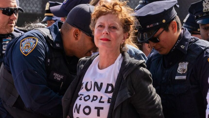 Onu, Susan Sarandon e altre 100 persone arrestate per proteste contro Netanyahu 5 Susan Sarandon arrestata