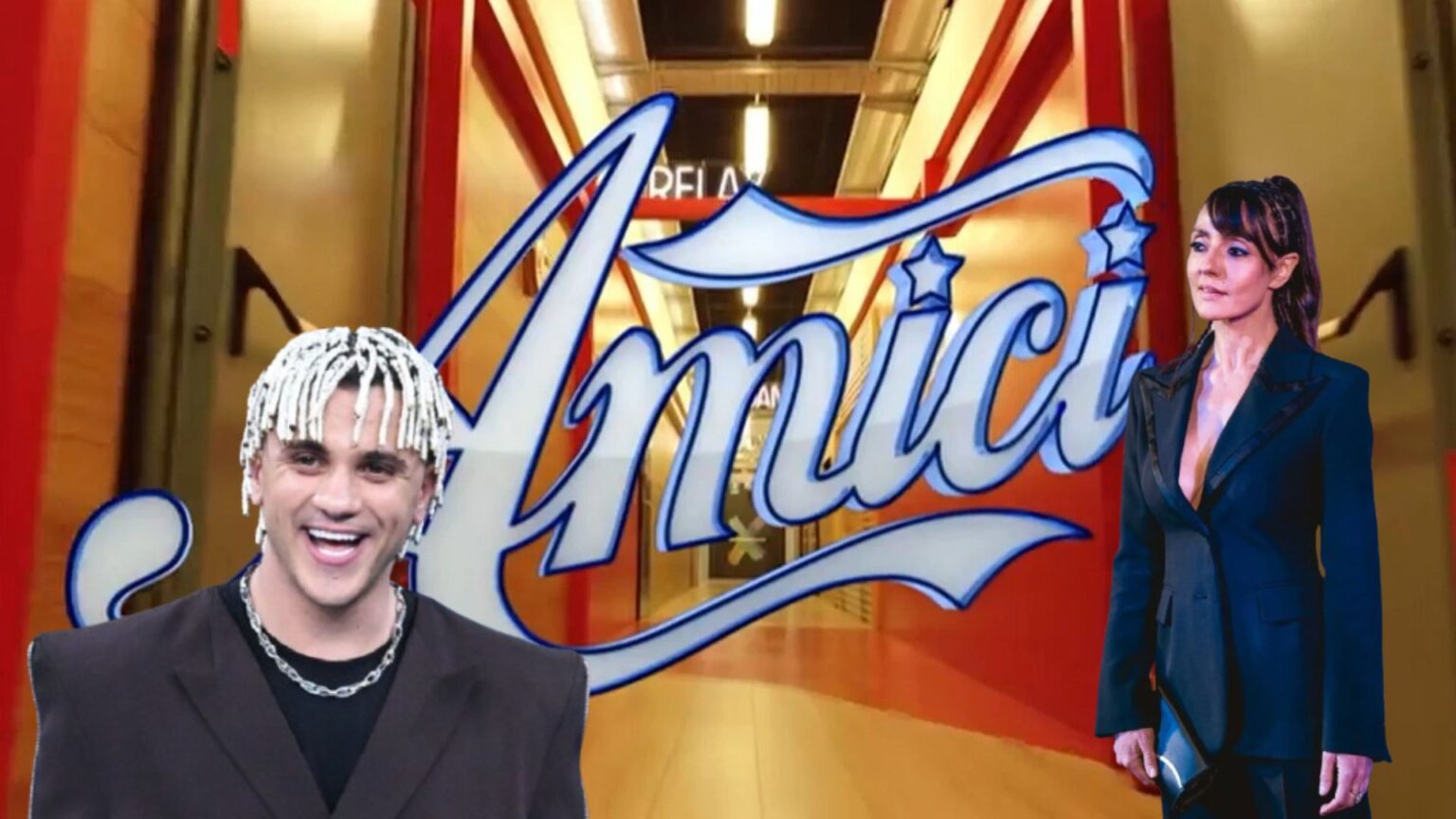 Amici, Samurai Jay e Ambra Angiolini