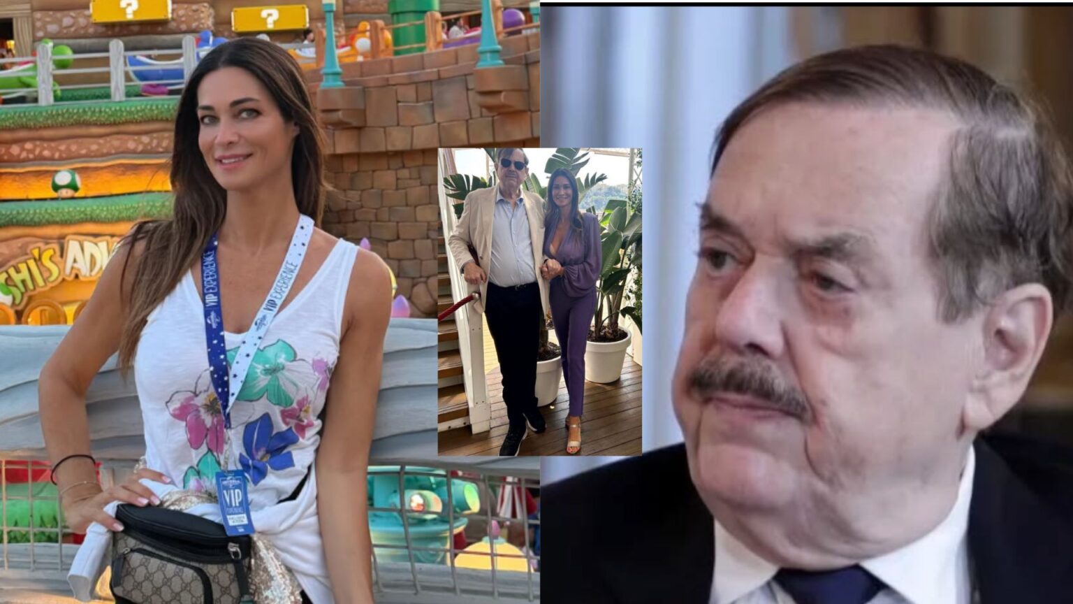 Manuela Arcuri e il principe Pallavicino